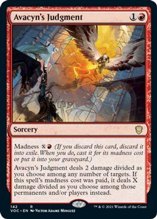 Avacyn's Judgment (Magic Innistrad: Crimson Vow Commander)