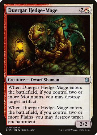 Duergar Hedge-Mage #200 Magic Commander Anthology