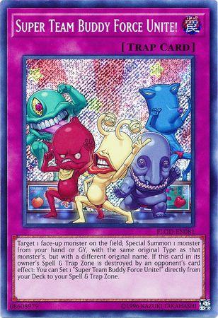 Super Team Buddy Force Unite! FLOD-EN081 YuGiOh Flames of Destruction