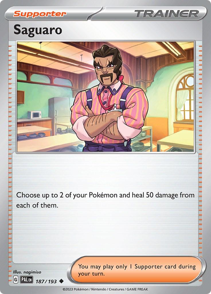 Saguaro #187 Pokemon Paldea Evolved