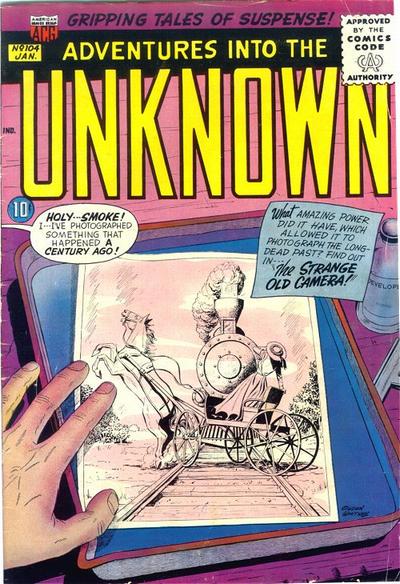 Adventures into the Unknown #104 (1959) Comic Books Adventures into the Unknown