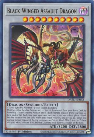 Black-Winged Assault Dragon DABL-EN042 YuGiOh Darkwing Blast