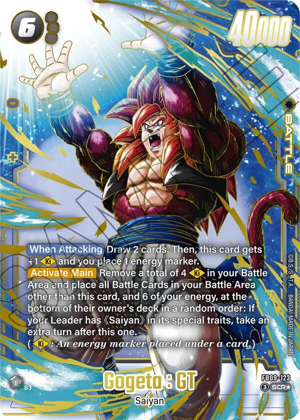 Gogeta: GT [Alternate Art] FB09-123 Prices | Dragon Ball Fusion
