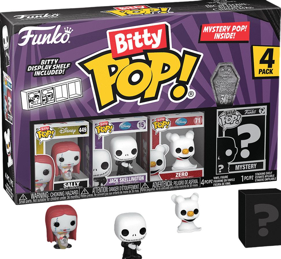 The Nightmare Before Christmas 4 Pack: Series 3 Funko POP Bitty