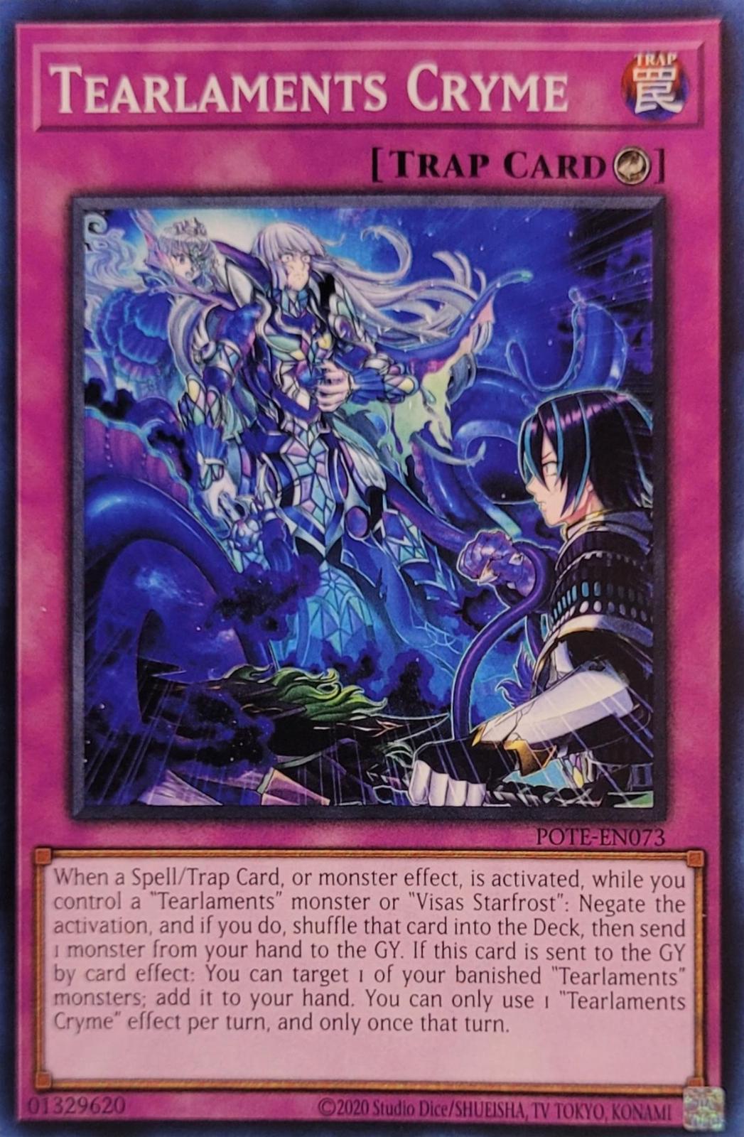 Tearlaments Cryme POTE-EN073 YuGiOh Power Of The Elements
