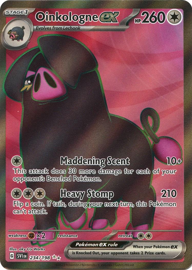 Oinkologne ex #234 Pokemon Scarlet & Violet