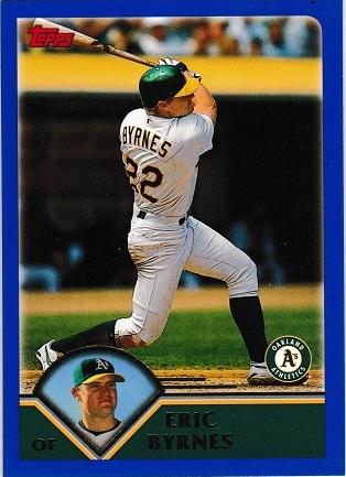 Eric Byrnes #401 Baseball Cards 2003 Topps