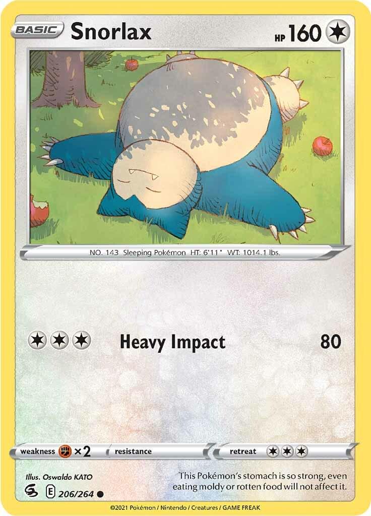 Snorlax #206 Pokemon Fusion Strike