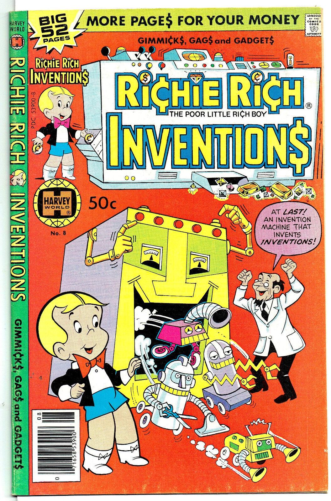 Richie Rich Inventions #8 (1979) Comic Books Richie Rich Inventions