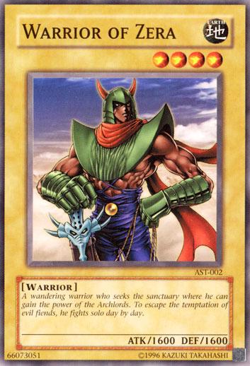 Warrior of Zera AST-002 YuGiOh Ancient Sanctuary