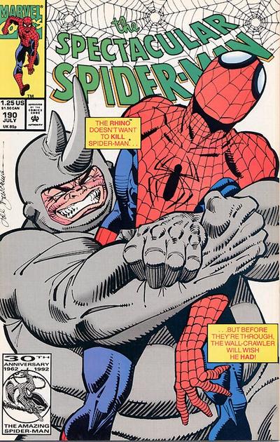 The Spectacular Spider-Man #190 (1992) Comic Books Spectacular Spider-Man