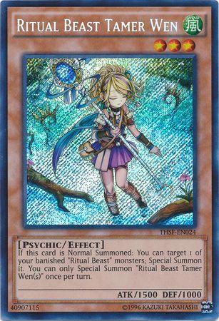 Ritual Beast Tamer Wen THSF-EN024 YuGiOh The Secret Forces