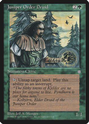 Juniper Order Druid Magic Ice Age