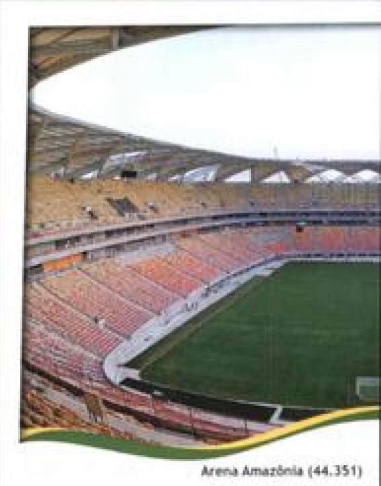 Arena Amazonia #18 Soccer Cards 2014 Panini World Cup Stickers