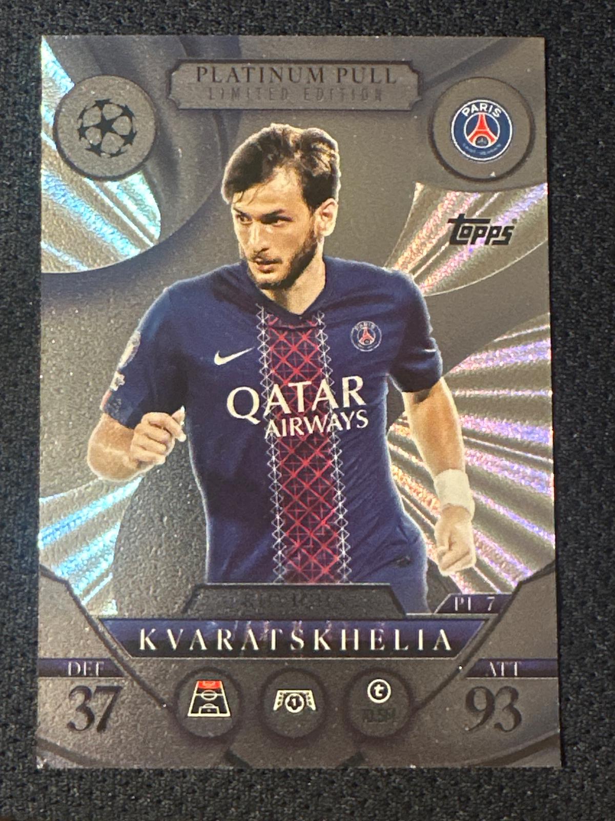 2024 MATCH ATTAX Extra UEFA Khvicha Kvaratskhelia Energy Card EUR 8,00 - ES