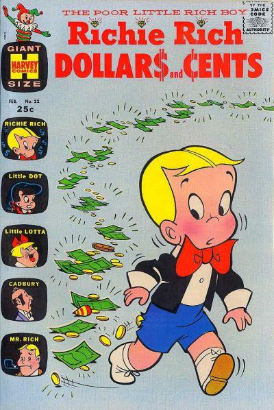 Richie Rich Dollars and Cents #22 (1968) Comic Books Richie Rich Dollars and Cents