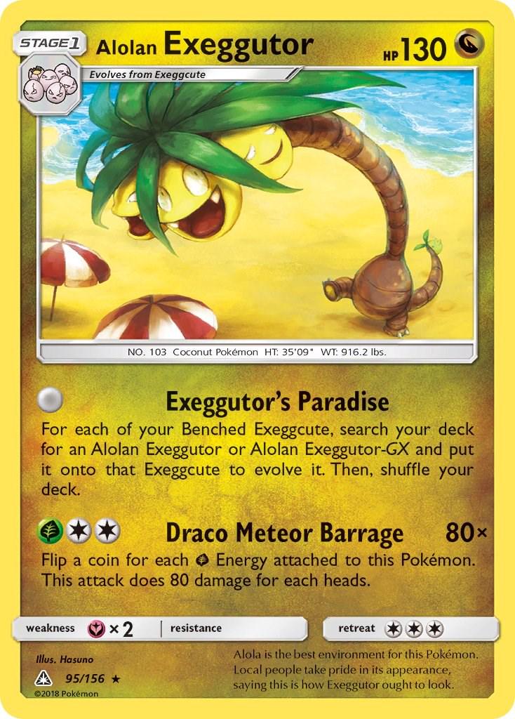 Alolan Exeggutor #95 Pokemon Ultra Prism