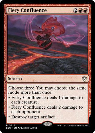 Fiery Confluence #226 Magic Lost Caverns of Ixalan Commander