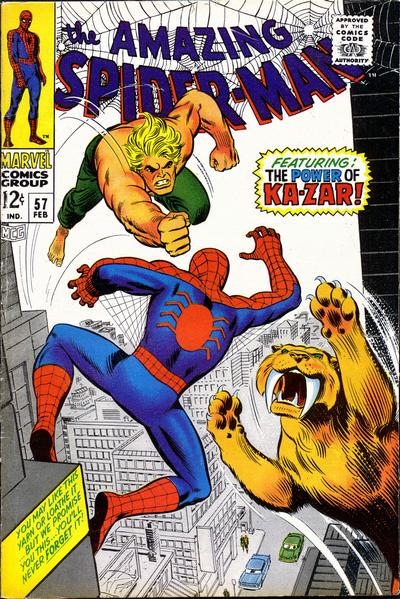 Amazing Spider-Man #57 (1968) Comic Books Amazing Spider-Man