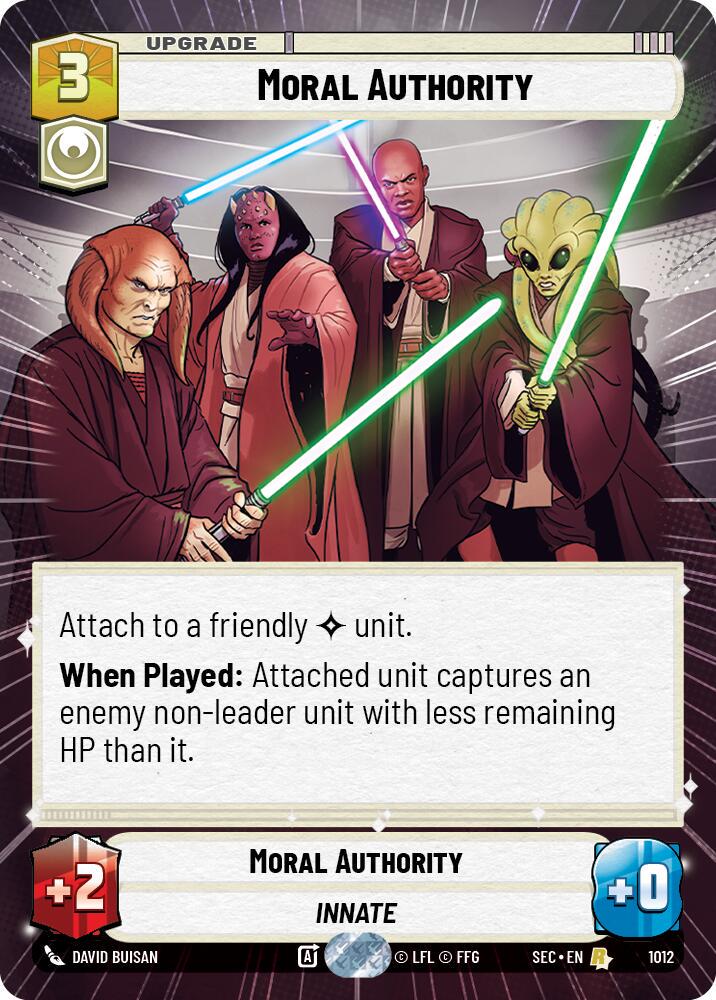 Moral Authority [Hyperspace Foil] #1012