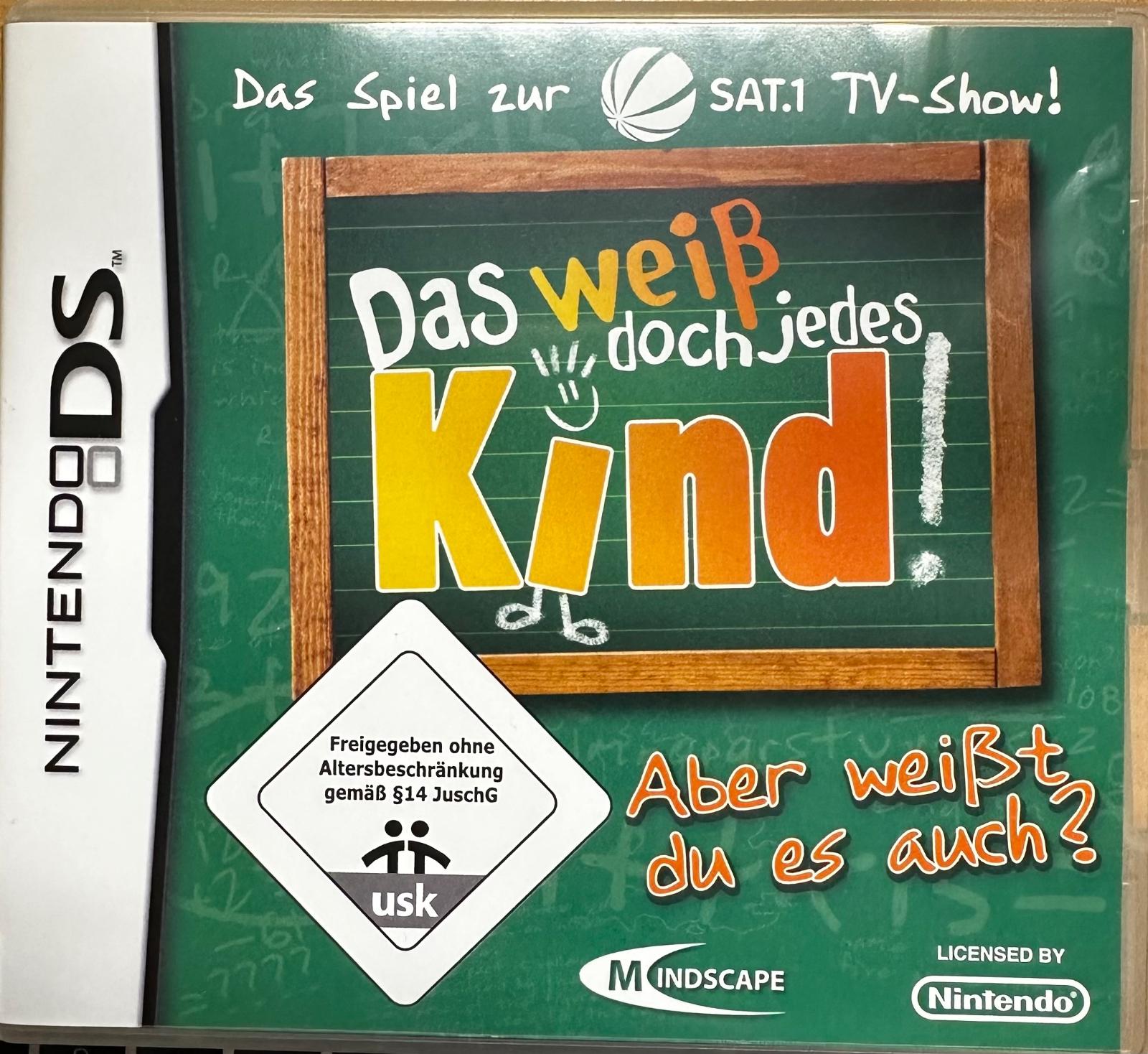 Das Weiss Doch Jedes Kind PAL Nintendo DS