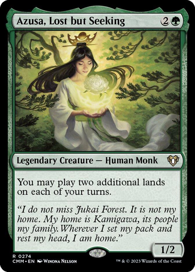 Azusa, Lost but Seeking #274 Magic Commander Masters