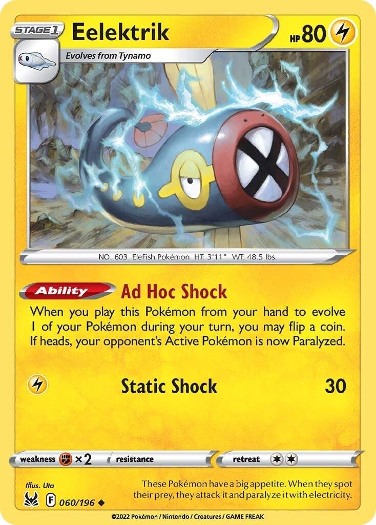 Eelektrik #60 Pokemon Lost Origin