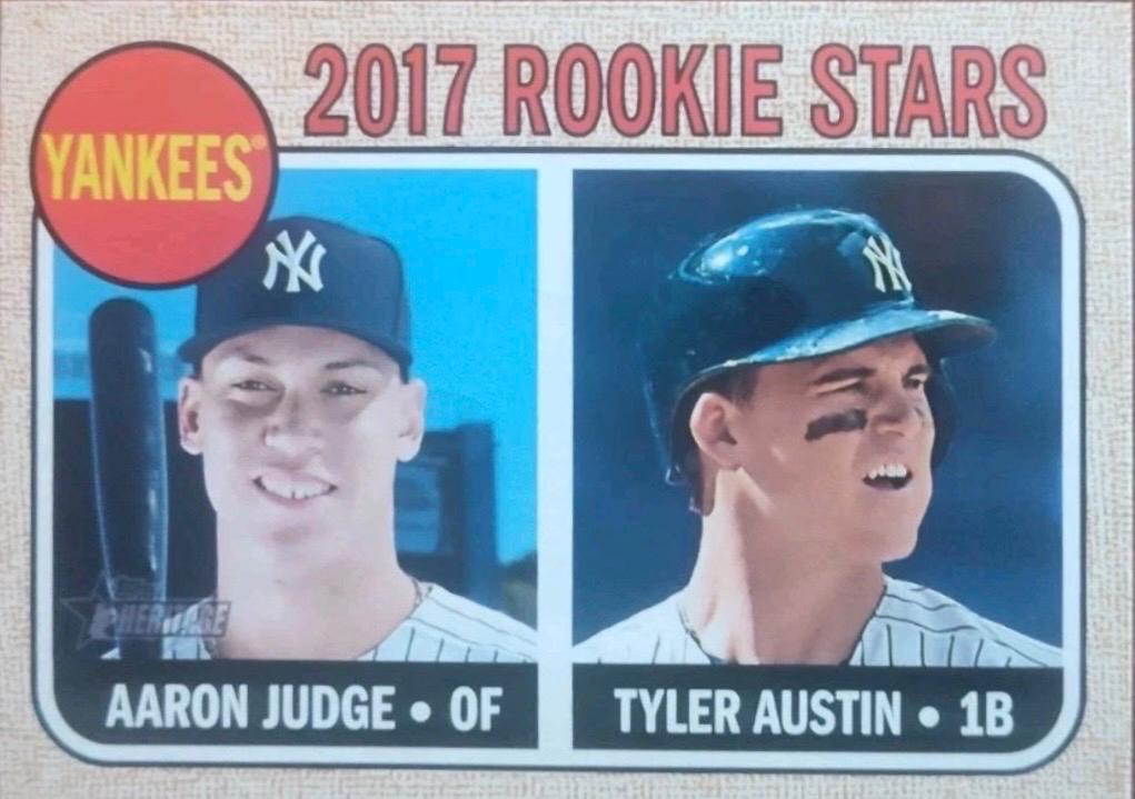 2017 Topps Heritage Aaron Judge [Rookie] #214 card
