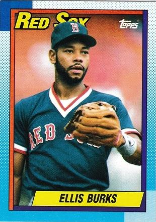 Ellis Burks #155 Baseball Cards 1990 Topps