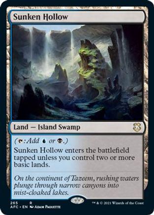 Sunken Hollow Magic Adventures in the Forgotten Realms Commander
