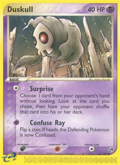 Duskull #61 Pokemon Sandstorm
