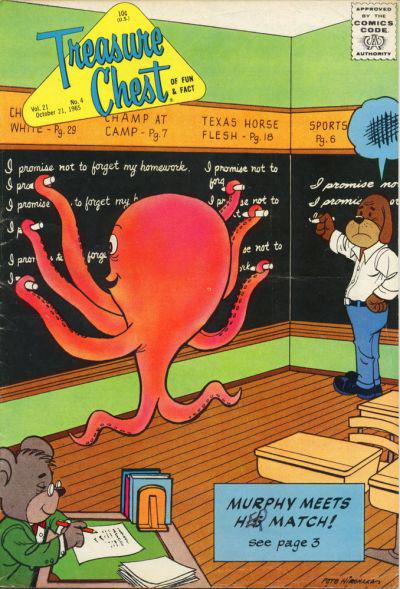 Treasure Chest of Fun and Fact #4 390 (1965) Comic Books Treasure Chest of Fun and Fact