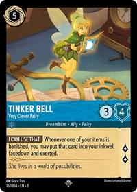 Tinker Bell - Very Clever Fairy #157 Lorcana Into the Inklands