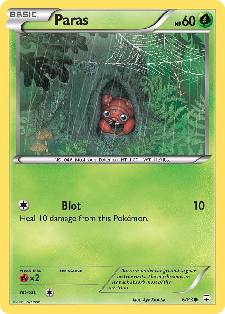 Paras #6 Pokemon Generations