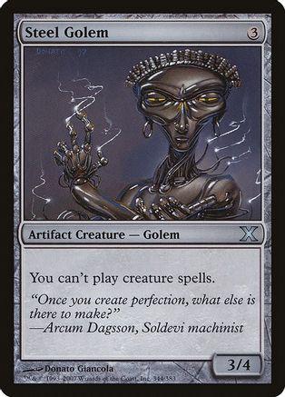 Steel Golem Magic 10th Edition