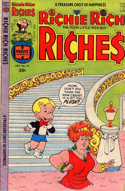 Richie Rich Riches #37 (1978) Comic Books Richie Rich Riches