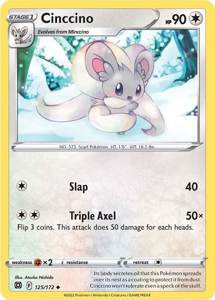 Cinccino #125 Pokemon Brilliant Stars