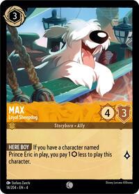 Max - Loyal Sheepdog #14 Lorcana Ursula's Return