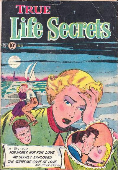True Life Secrets #10 (1952) Comic Books True Life Secrets