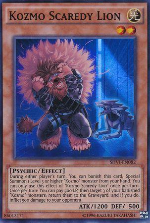 Kozmo Scaredy Lion SHVI-EN082 YuGiOh Shining Victories