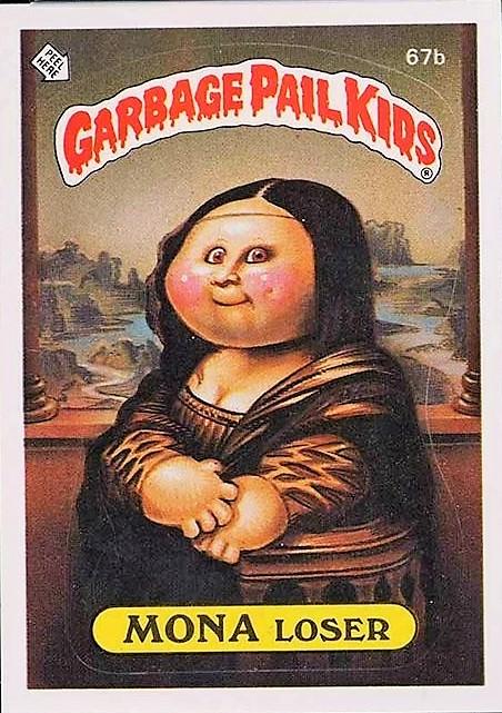 MONA Loser #67b 1985 Garbage Pail Kids