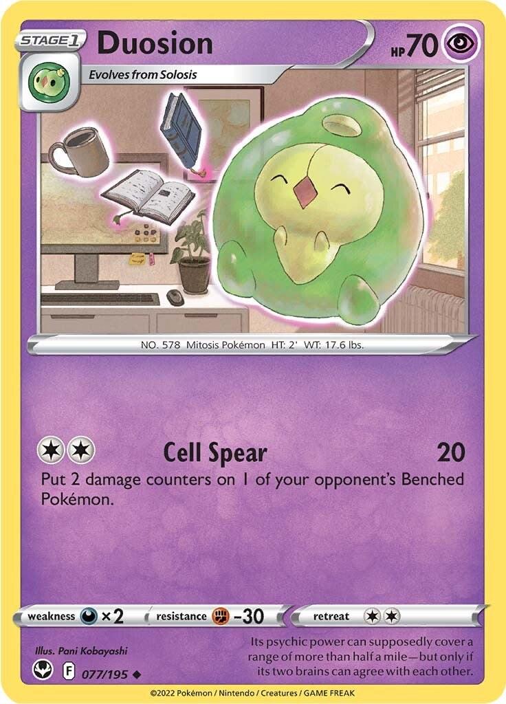 Duosion #77 Pokemon Silver Tempest