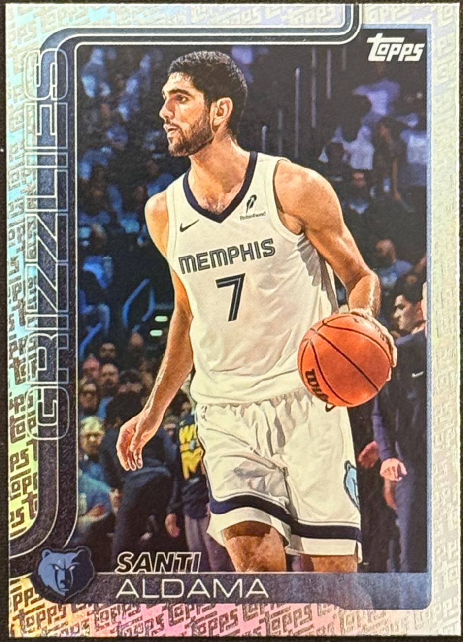 Santi Aldama [Topps Foil Pattern] #187 Prices | 2025 Topps