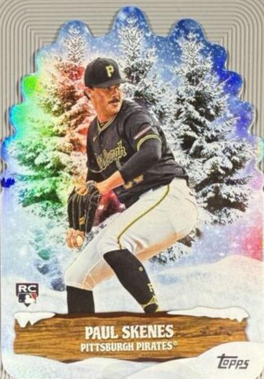 Paul Skenes #EG-25 Baseball Cards 2024 Topps Holiday Evergreen