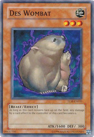 Des Wombat TLM-EN031 YuGiOh The Lost Millennium