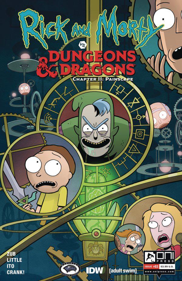 Rick and Morty vs. Dungeons & Dragons II: Painscape #3 (2019) Comic Books Rick and Morty Vs. Dungeons & Dragons II