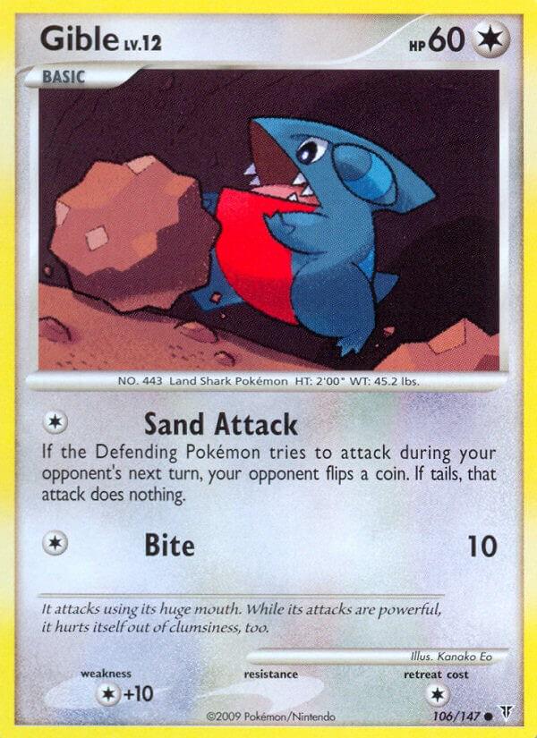 Gible #106 Pokemon Supreme Victors