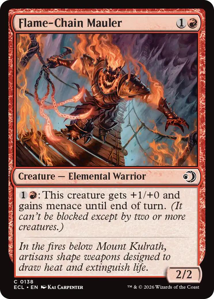 Flame-Chain Mauler (Magic Lorwyn Eclipsed)