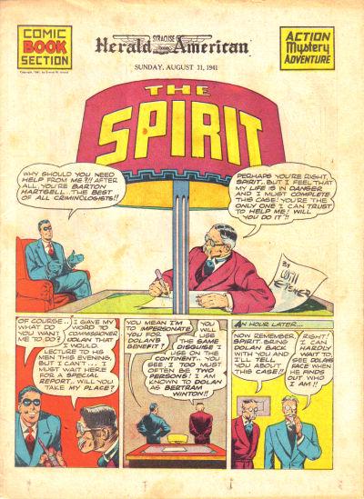 Spirit #8/31/1941 (1941) Comic Books Spirit