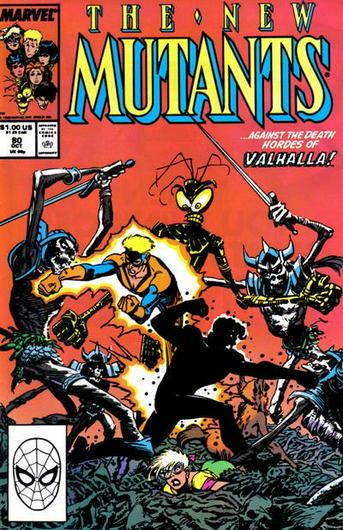 New Mutants #80 (1989) Cover Art